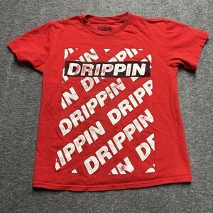 Take That Drip T-Shirt Men's Medium Red Short Sleeve Dripping